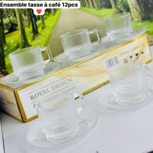 6 TASSES A CAFE + SOUS TASSES