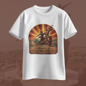 T-shirt Souvenir "J'ai visité le Monument de la Renaissance Africaine"